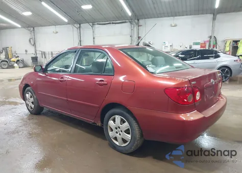 2005 Toyota Corolla Le из США, поврежденный, VIN 2T1BR32E75C492287